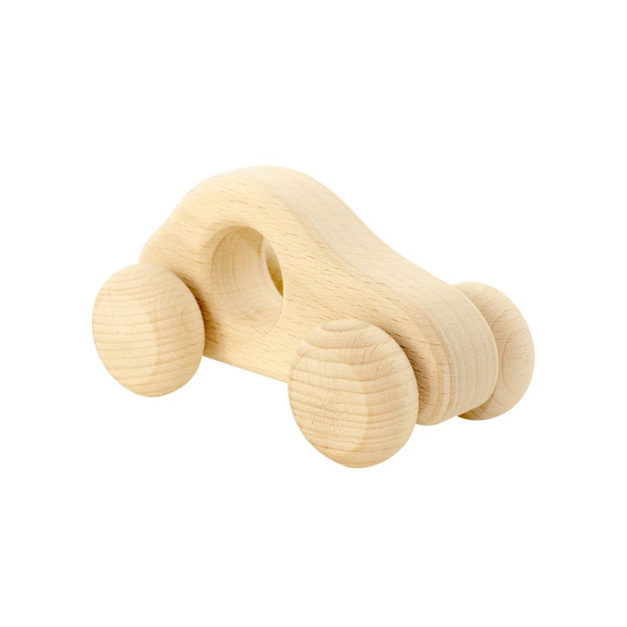 Push & Pull Along Jasio | Wooden Push Car - Goldie | Duckykidtoy